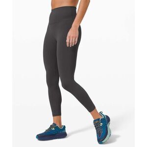 Lululemon Wunder Train High-Rise Tight Graphite Grey Black - Size: 6